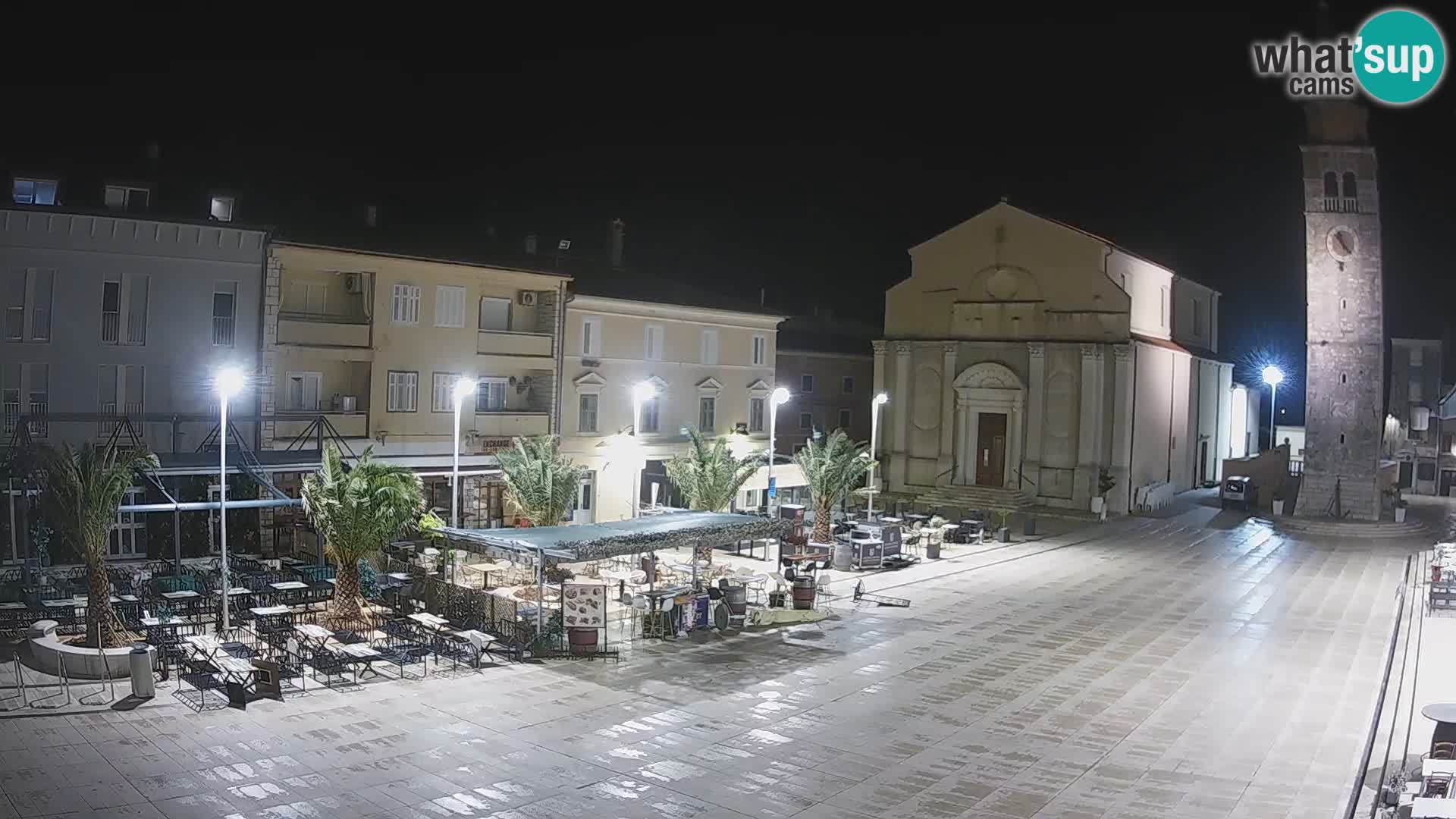 Webcam – Piazza centrale di Umago