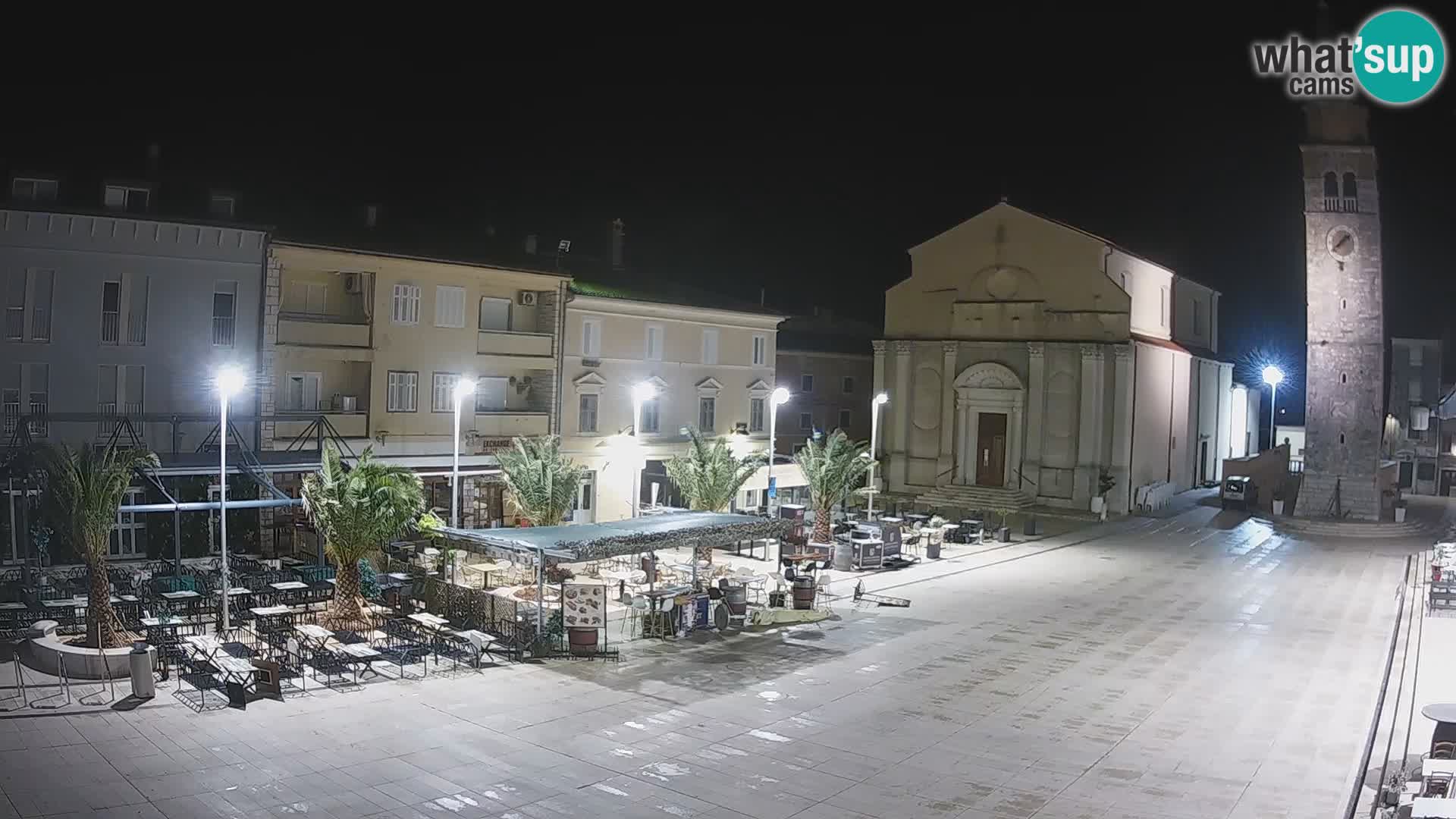 Spletna kamera na Osrednjem trgu v Umagu
