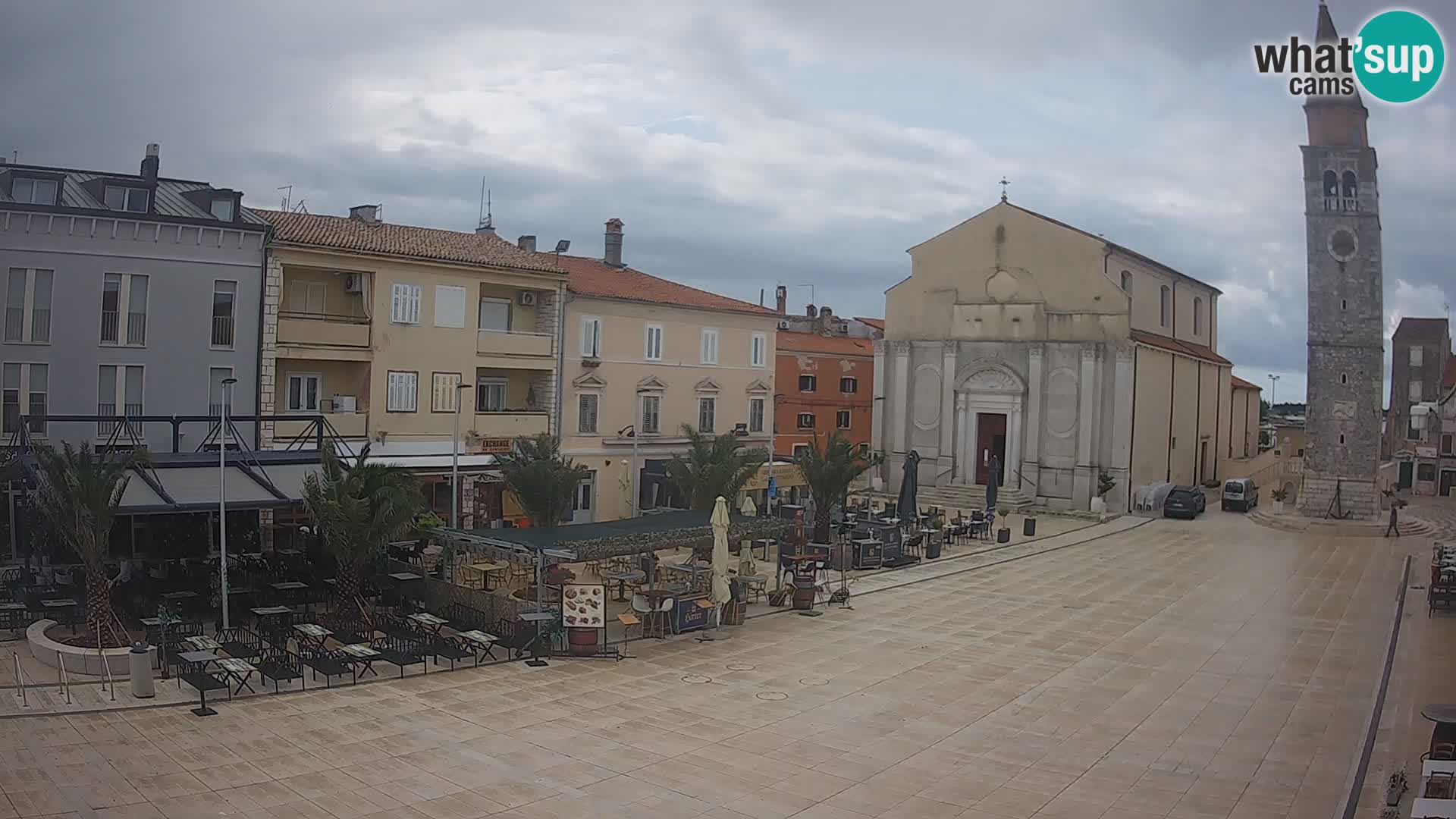 Webcam Hauptplatz in Umag