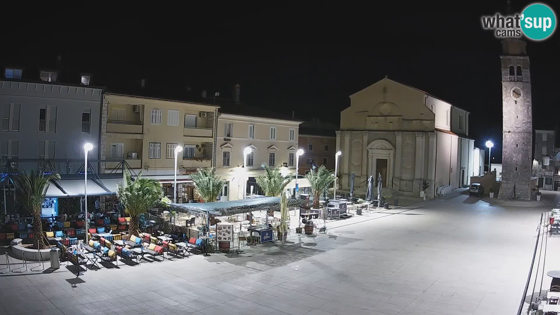 Spletna kamera na Osrednjem trgu v Umagu