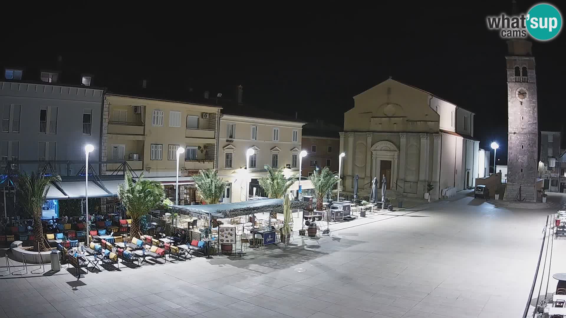 Webcam Hauptplatz in Umag