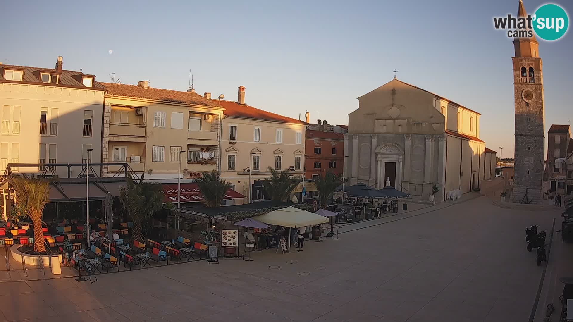 Webcam Hauptplatz in Umag