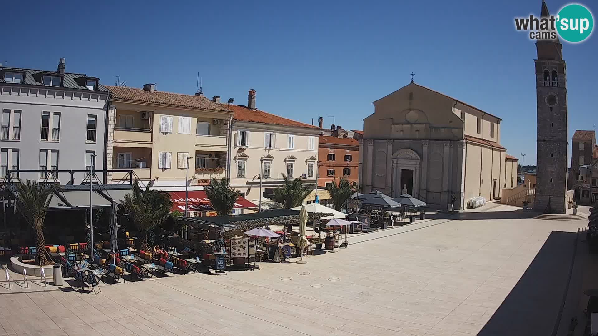 Webcam Hauptplatz in Umag