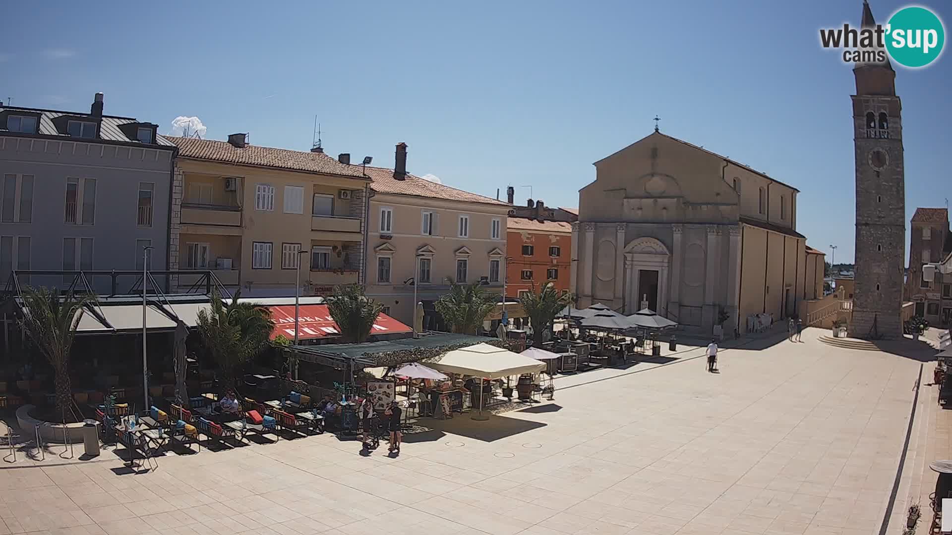 Webcam Hauptplatz in Umag
