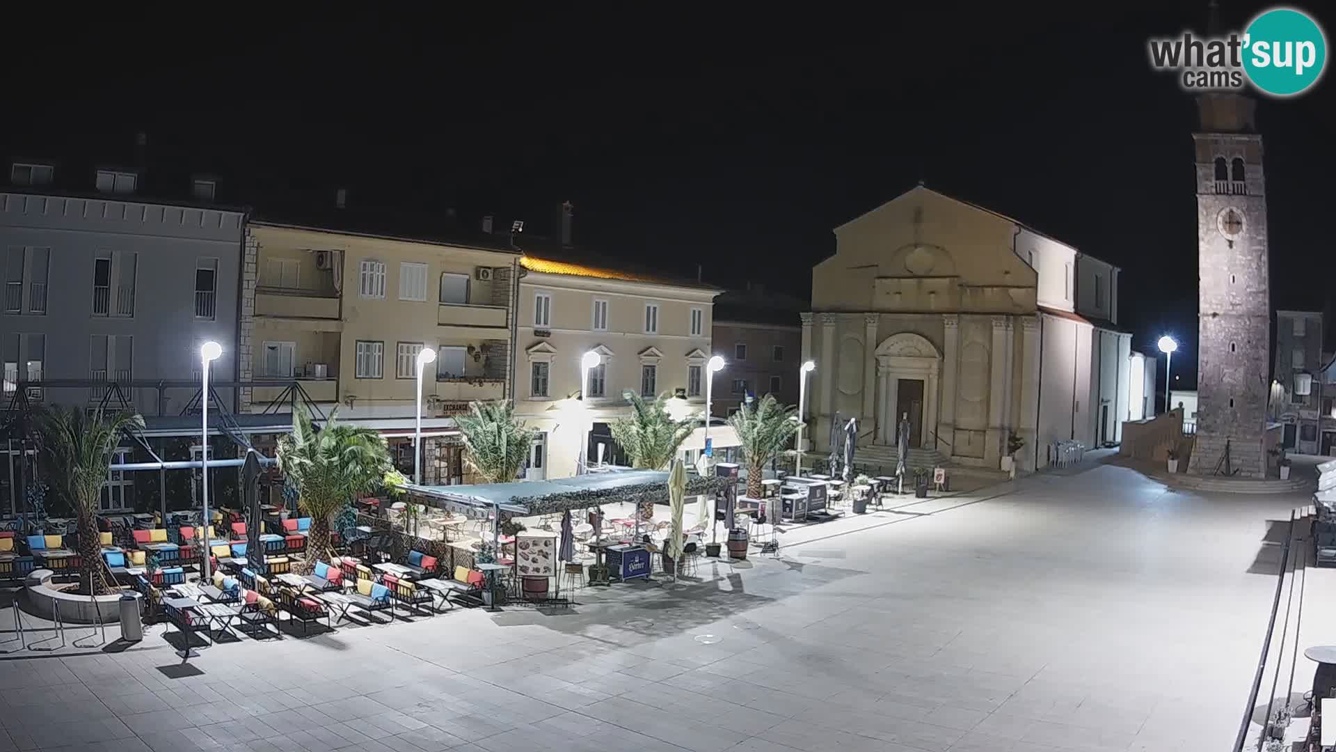 Webcam Hauptplatz in Umag