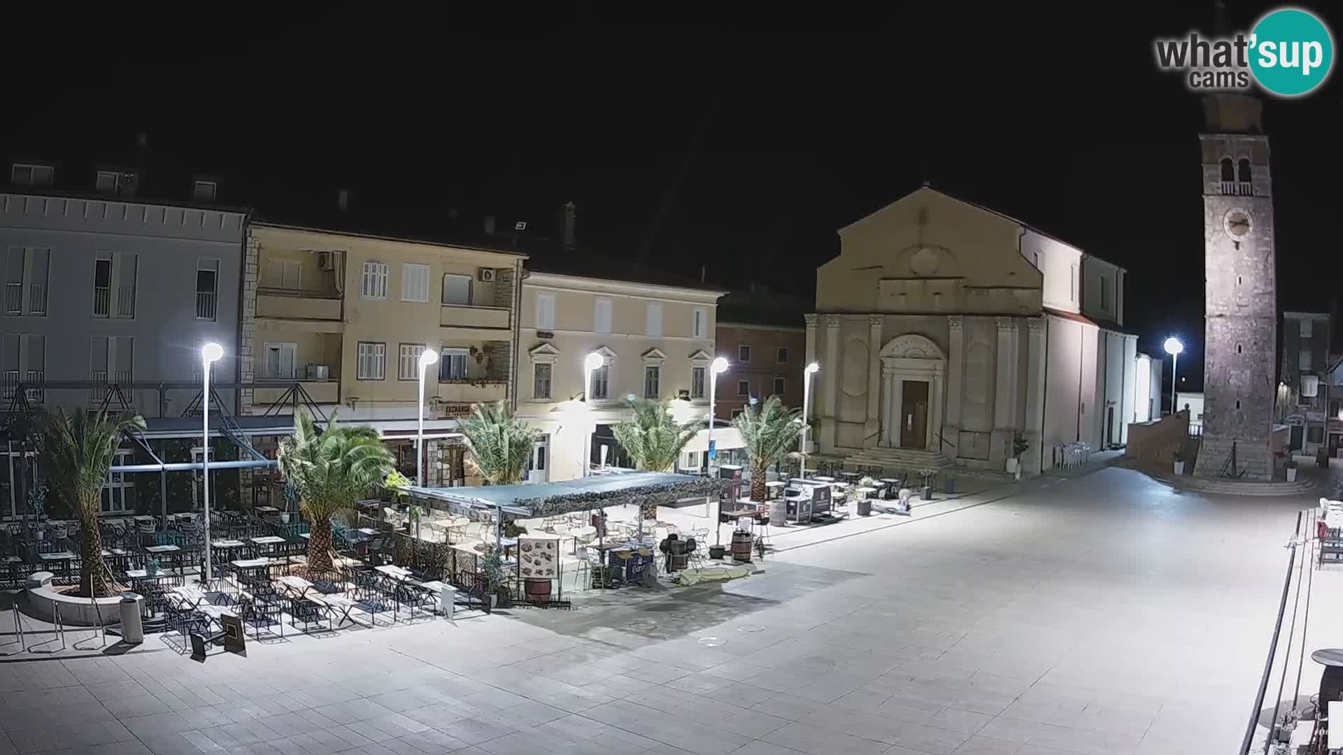 Webcam – Piazza centrale di Umago