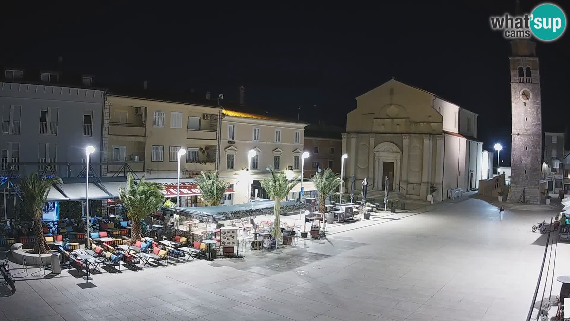 Webcam Hauptplatz in Umag