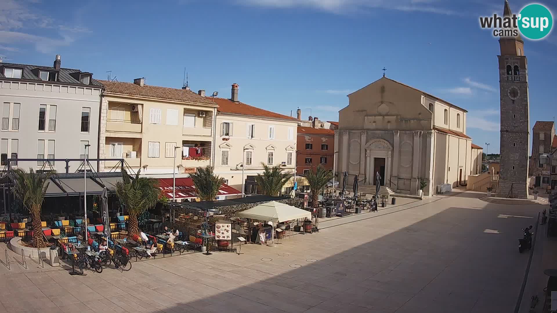 Webcam Hauptplatz in Umag