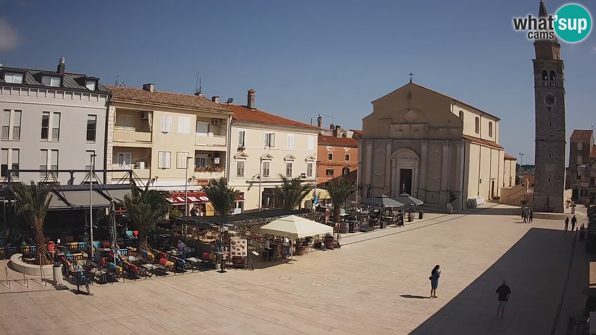 Webcam – Plaza Central en Umag