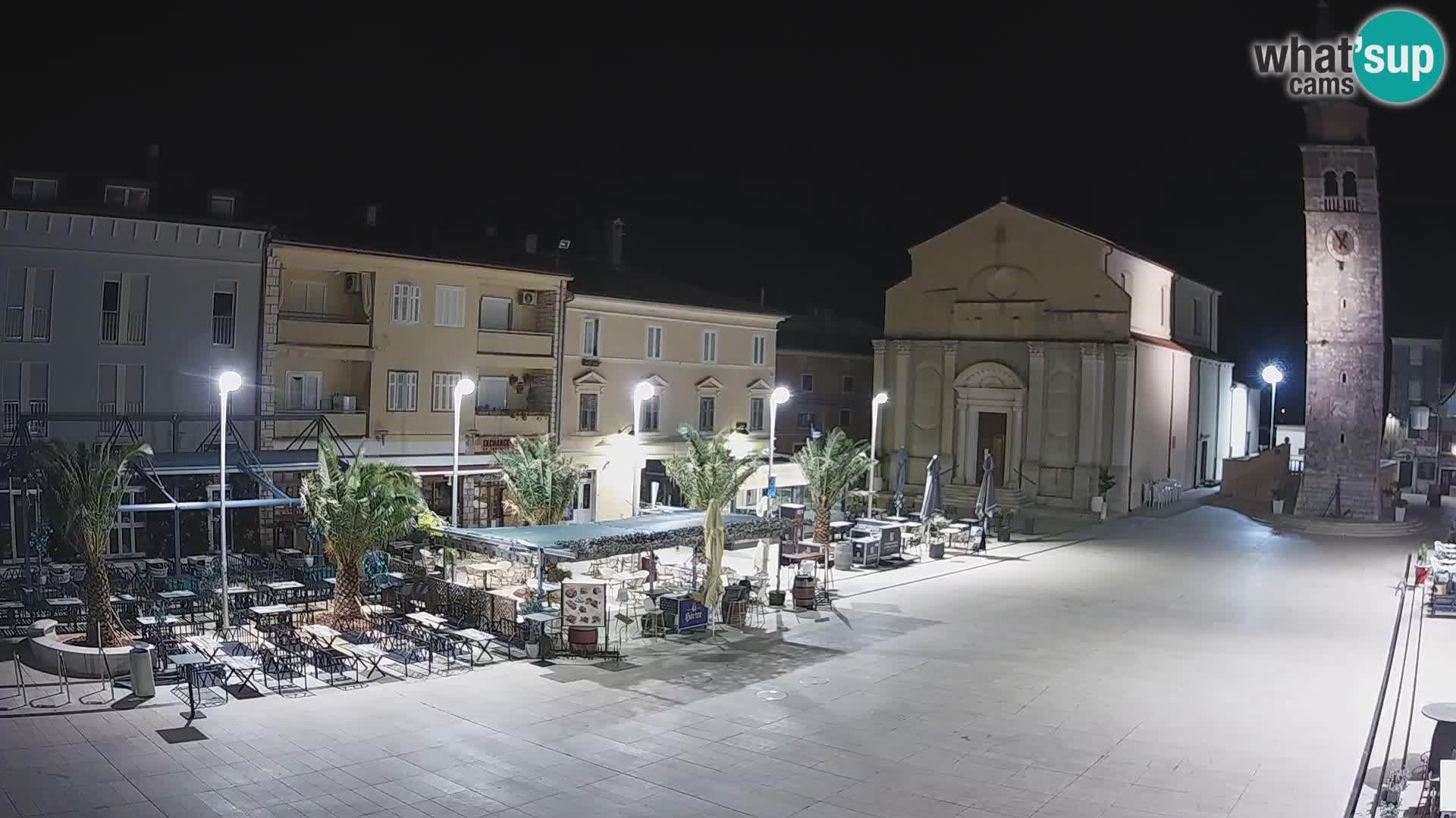 Webcam Hauptplatz in Umag
