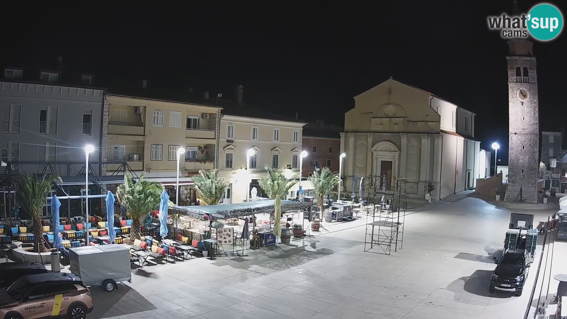 Webcam – Plaza Central en Umag