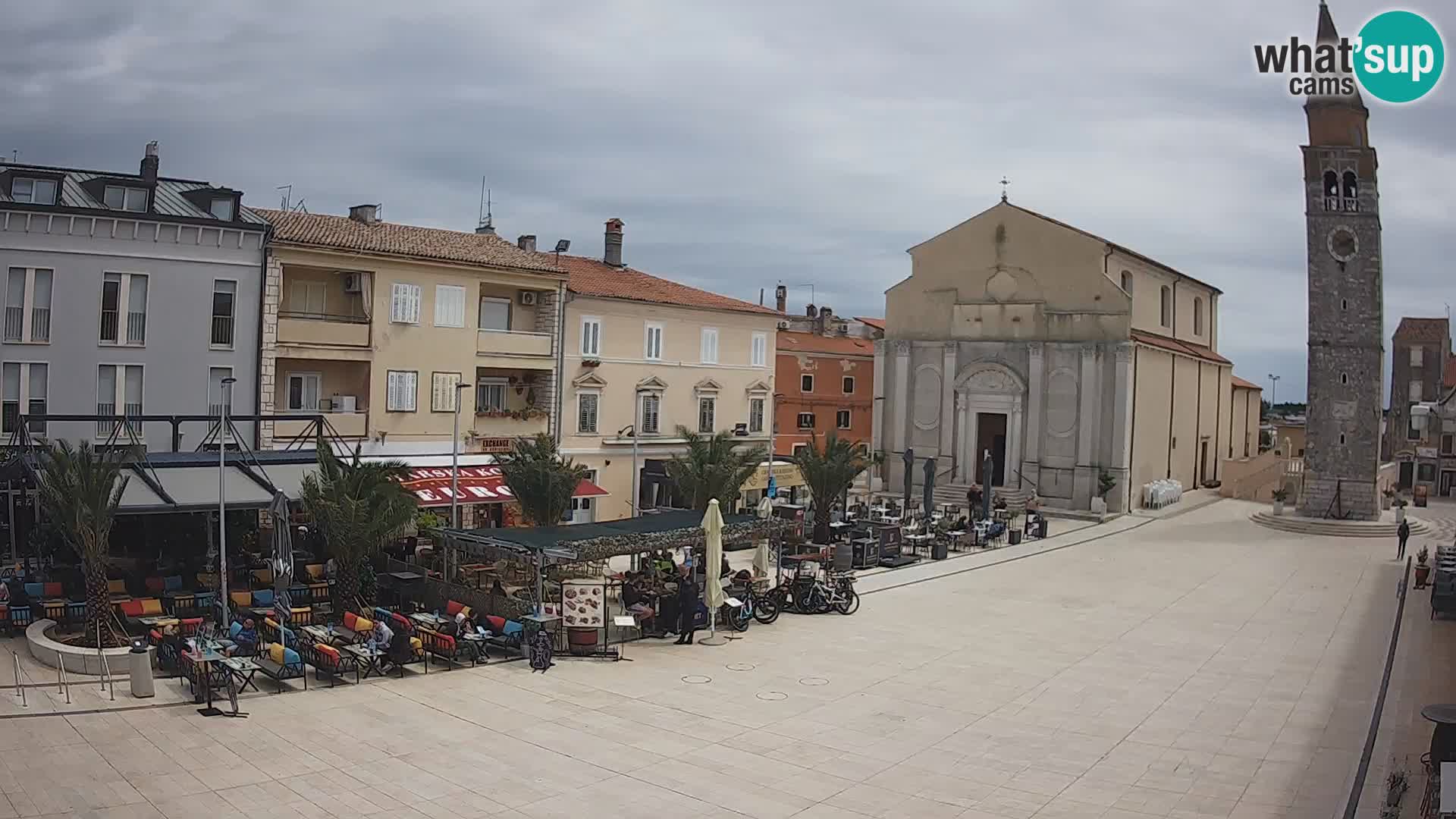 Webcam – Plaza Central en Umag