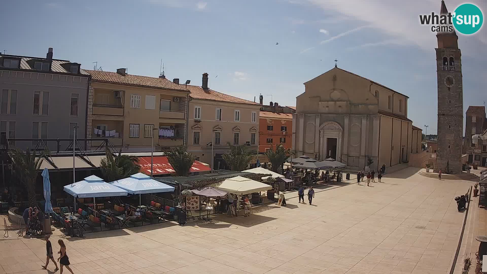Webcam – Piazza centrale di Umago