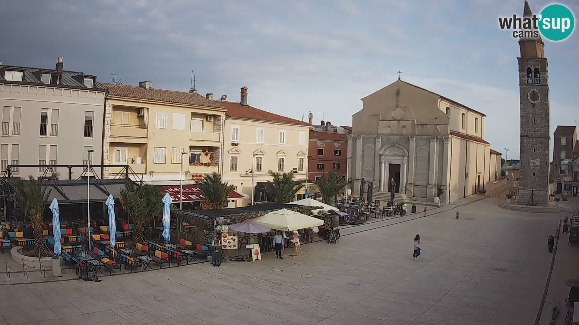 Webcam – Plaza Central en Umag