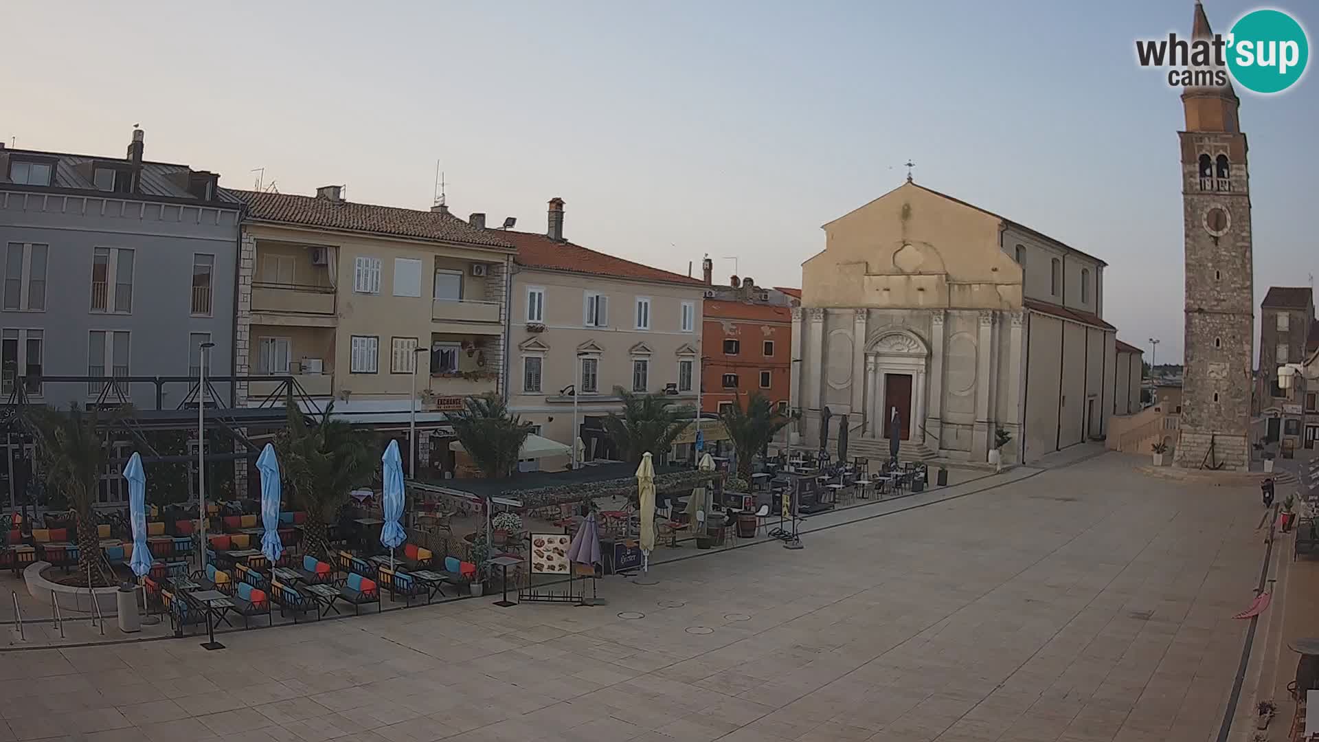 Webcam Hauptplatz in Umag