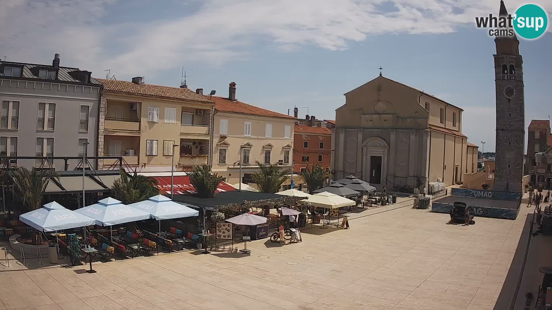 Webcam Umag Town center