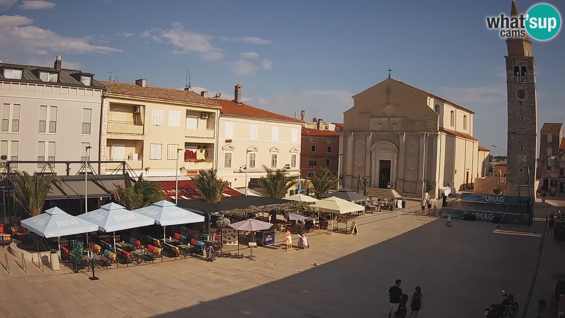 Webcam – Piazza centrale di Umago
