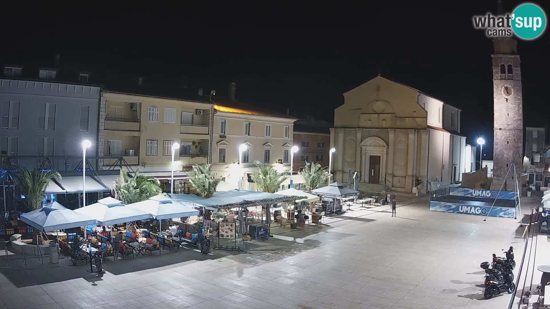 Webcam – Piazza centrale di Umago