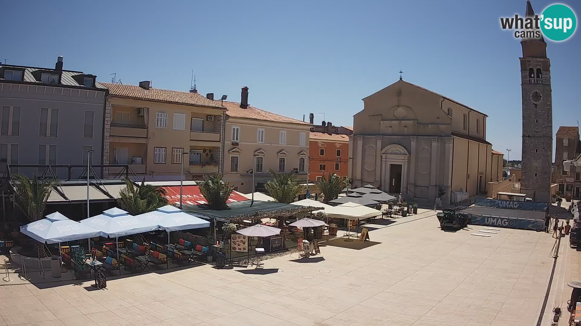 Webcam – Plaza Central en Umag