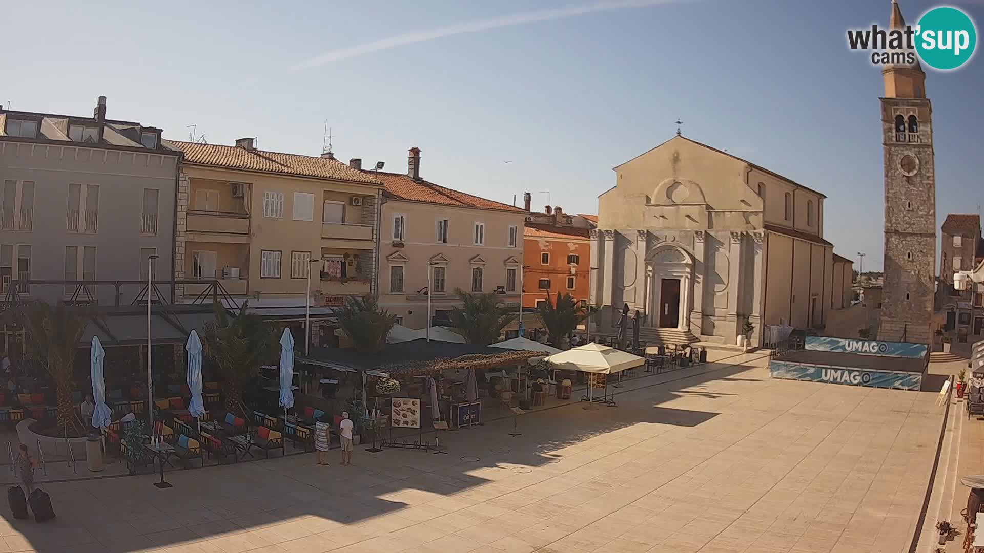 Webcam Hauptplatz in Umag