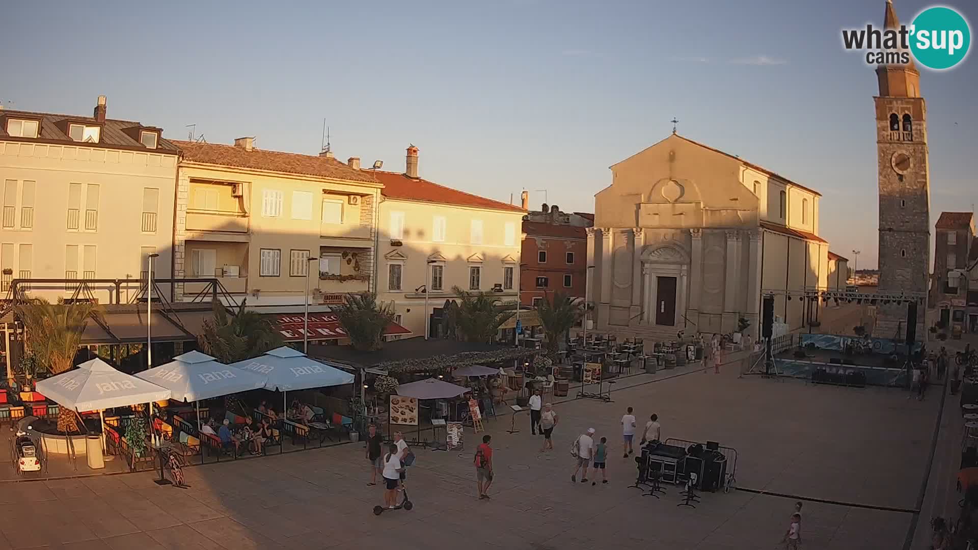 Webcam – Piazza centrale di Umago