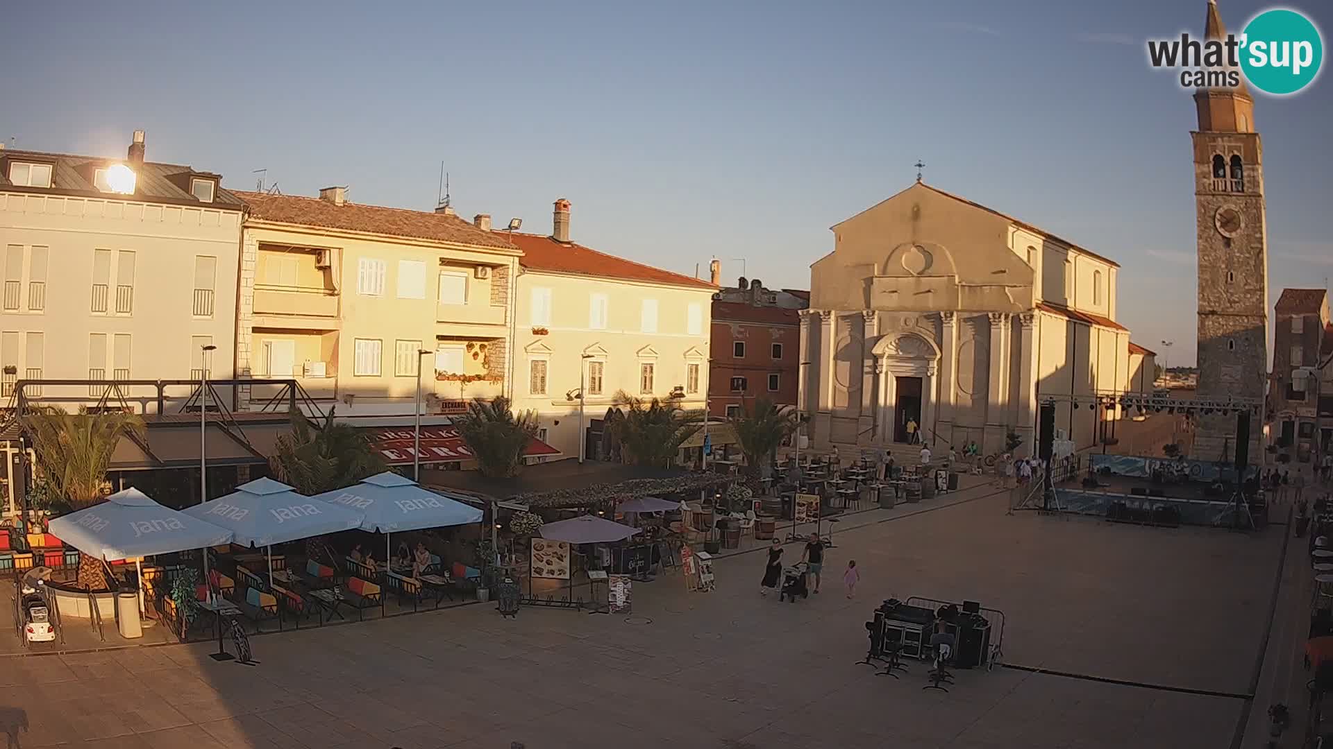 Webcam – Piazza centrale di Umago