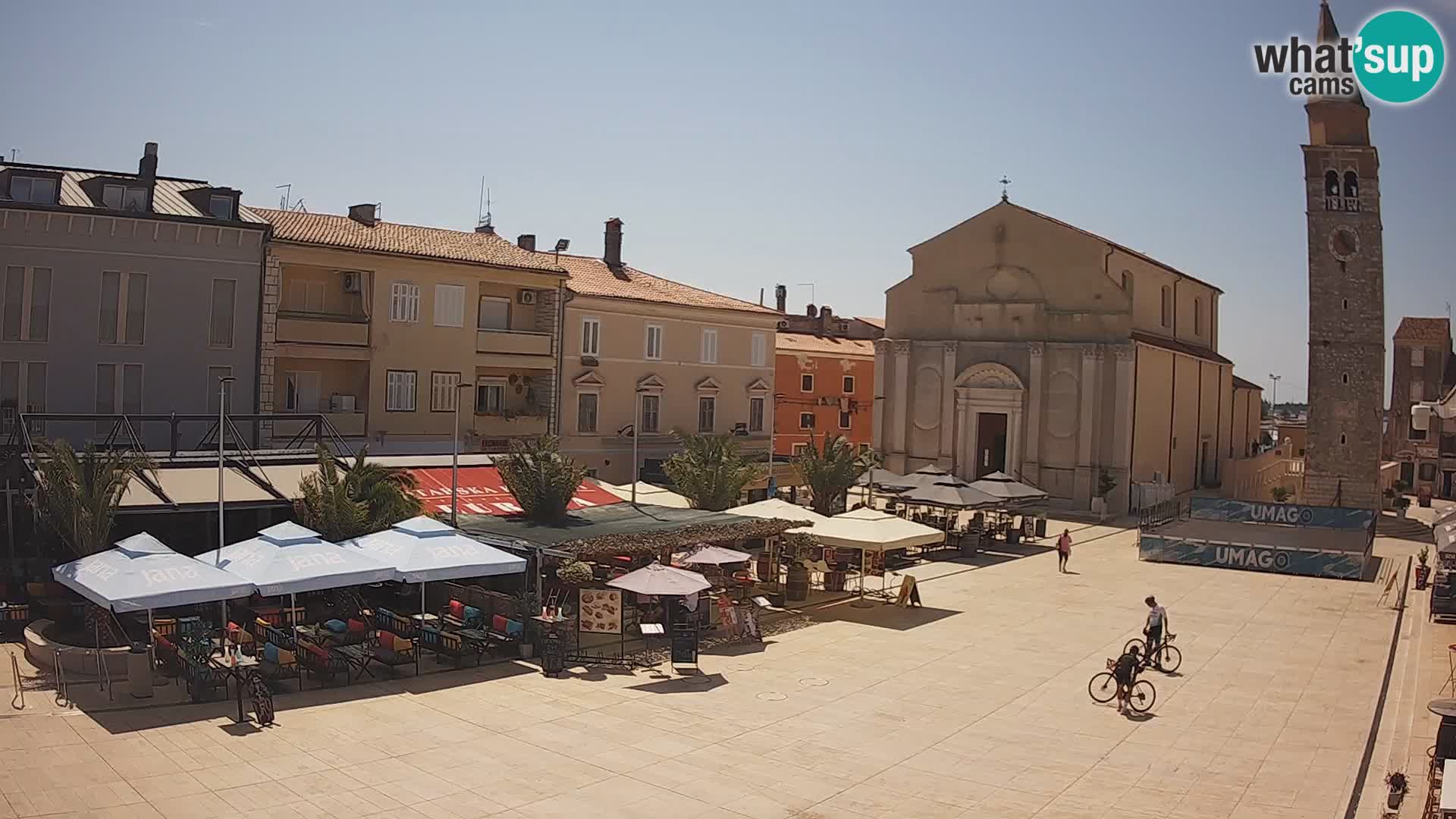 Webcam – Piazza centrale di Umago
