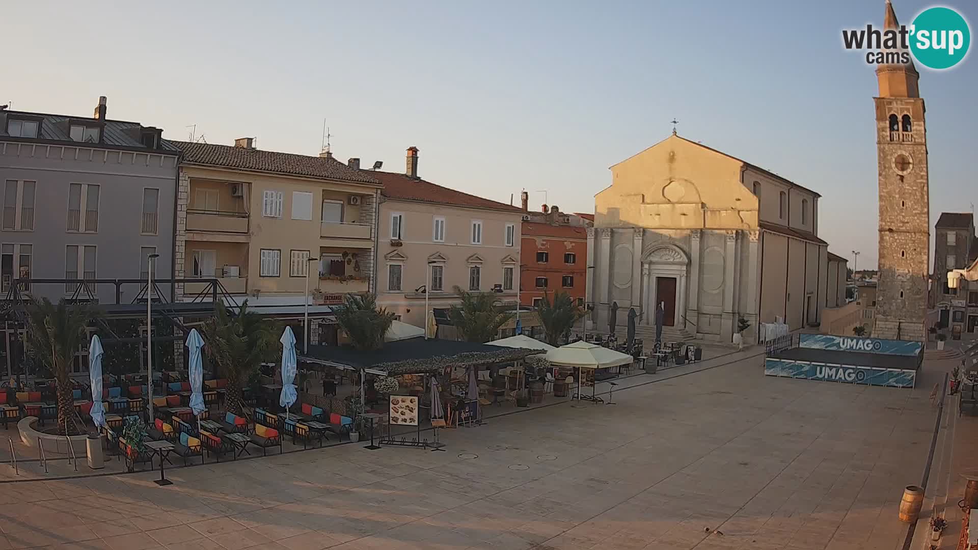 Webcam – Plaza Central en Umag