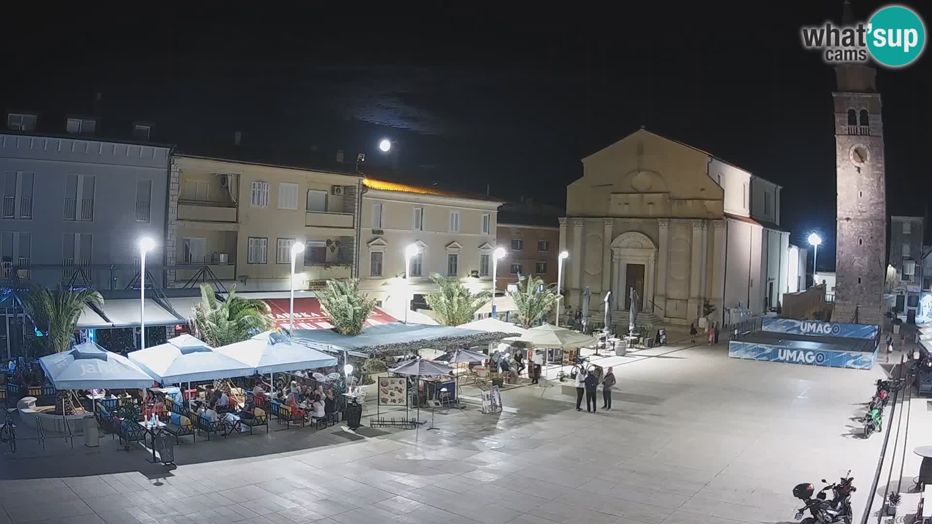 Webcam – Plaza Central en Umag