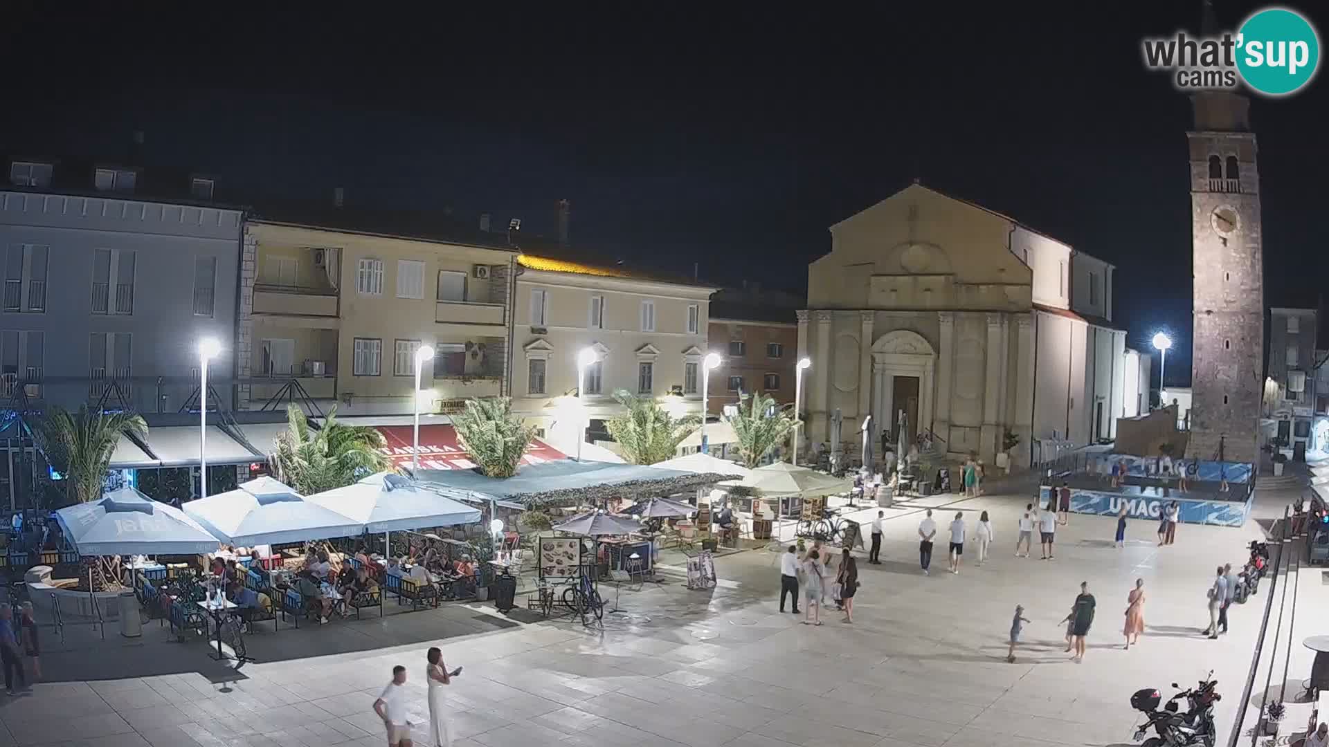 Webcam – Piazza centrale di Umago