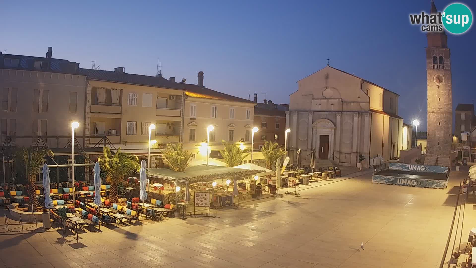 Webcam – Plaza Central en Umag