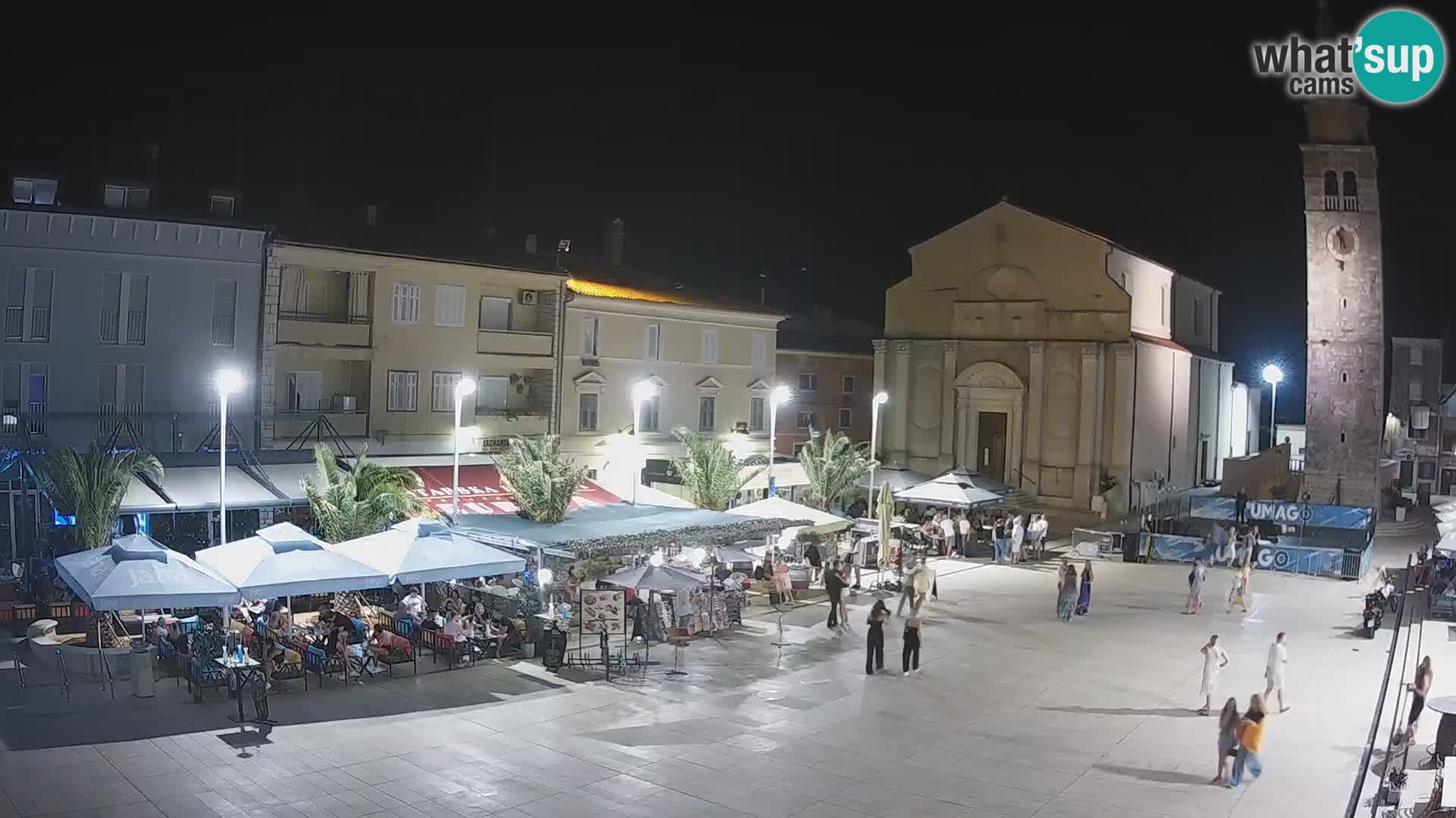 Webcam Hauptplatz in Umag