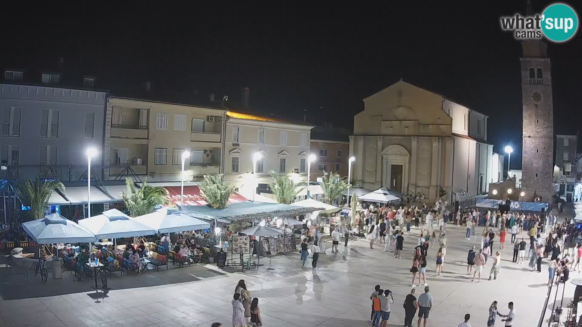 Webcam Hauptplatz in Umag