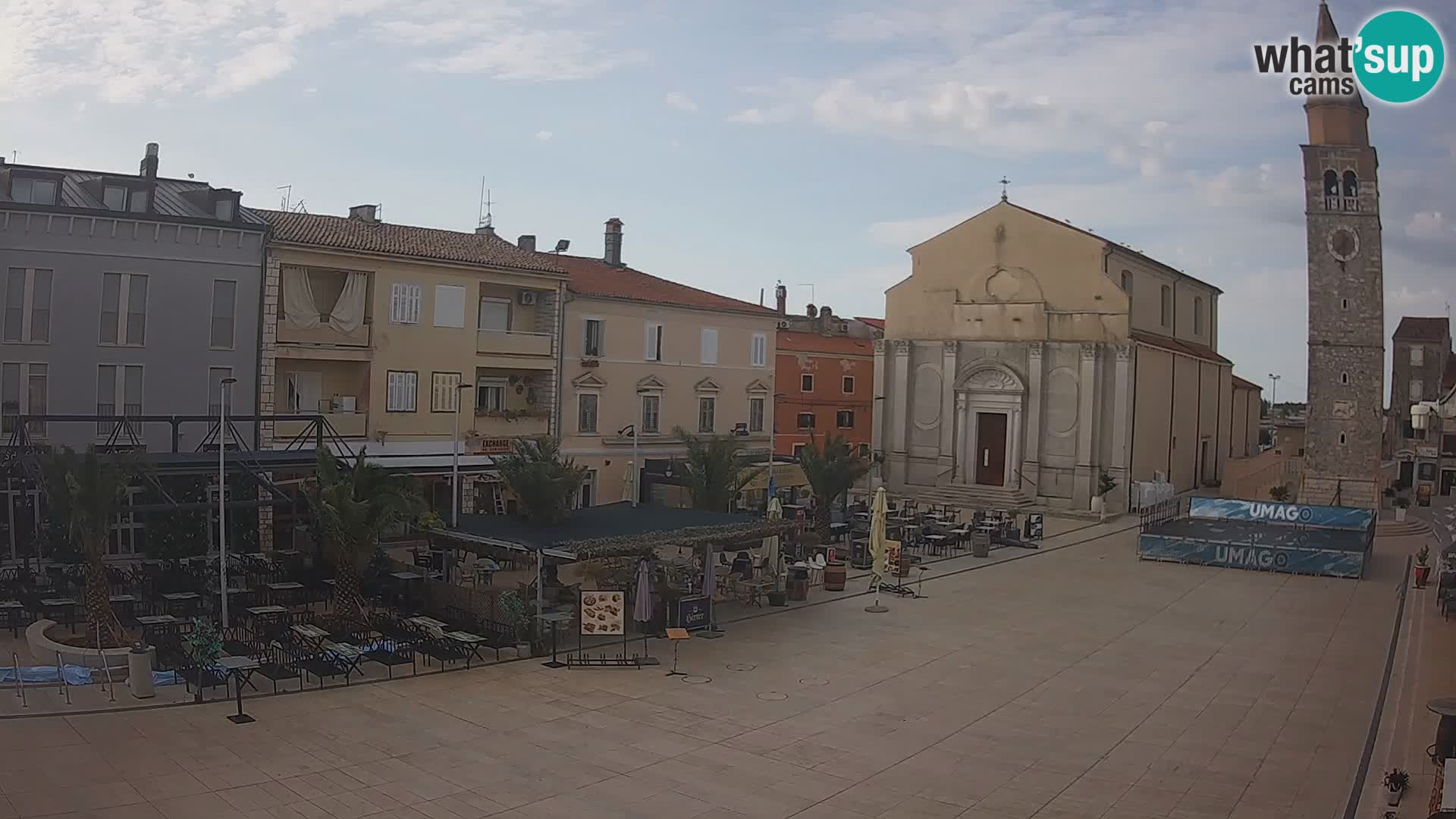 Webcam – Plaza Central en Umag