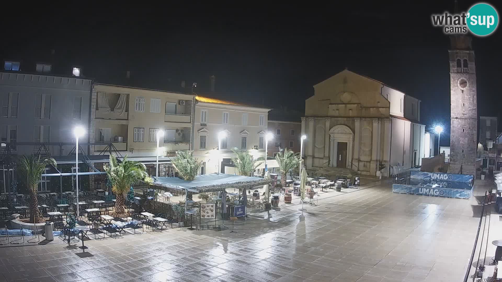 Webcam Hauptplatz in Umag