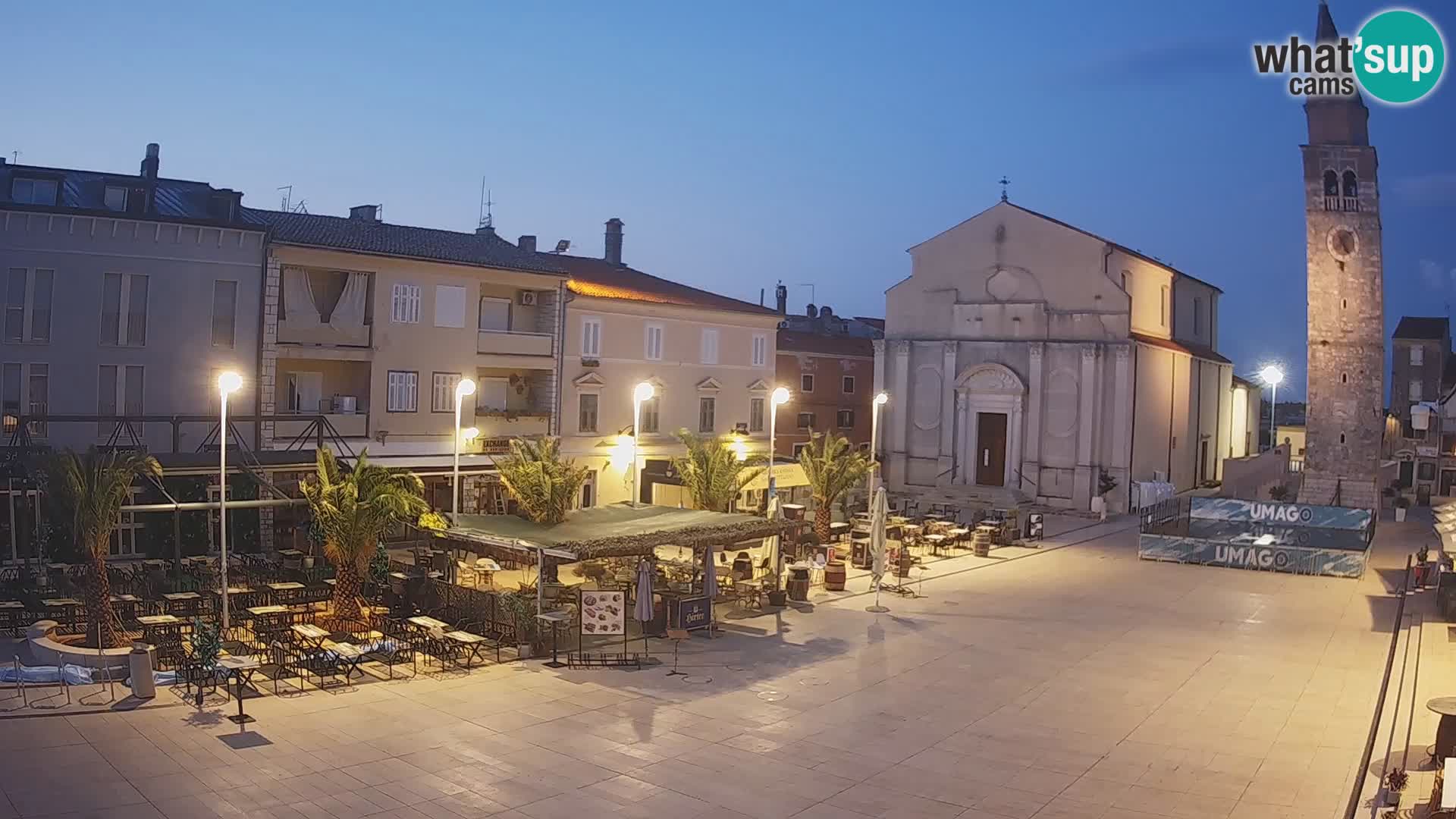 Webcam – Piazza centrale di Umago