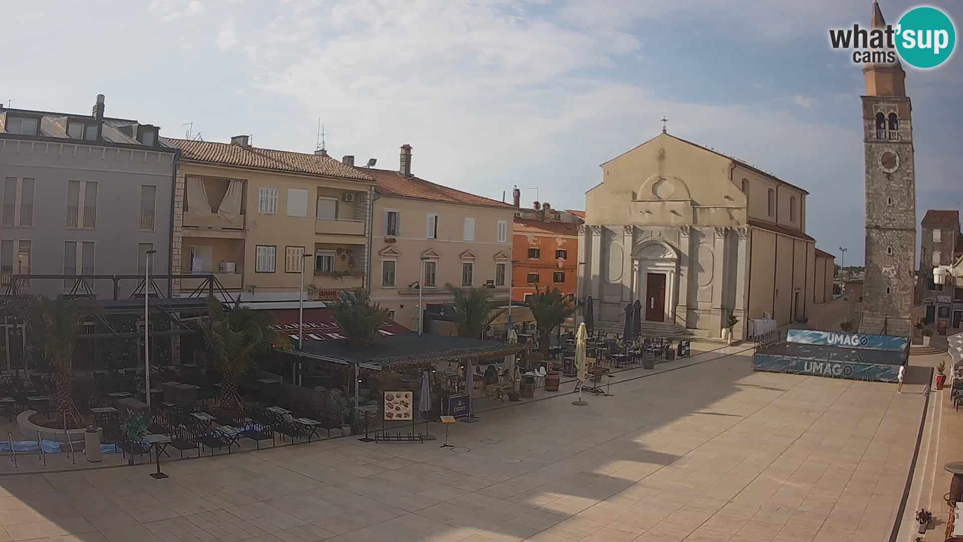 Webcam Hauptplatz in Umag