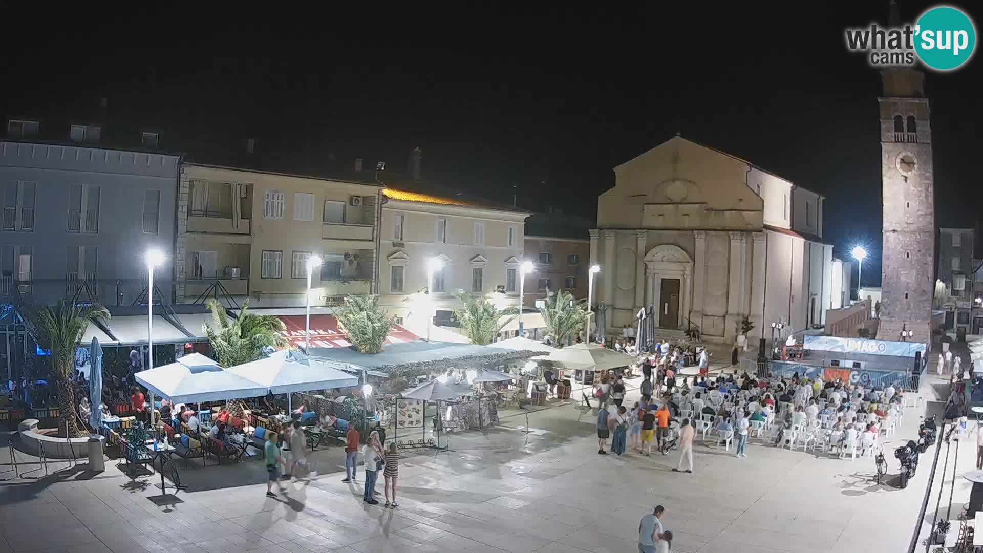 Webcam – Piazza centrale di Umago