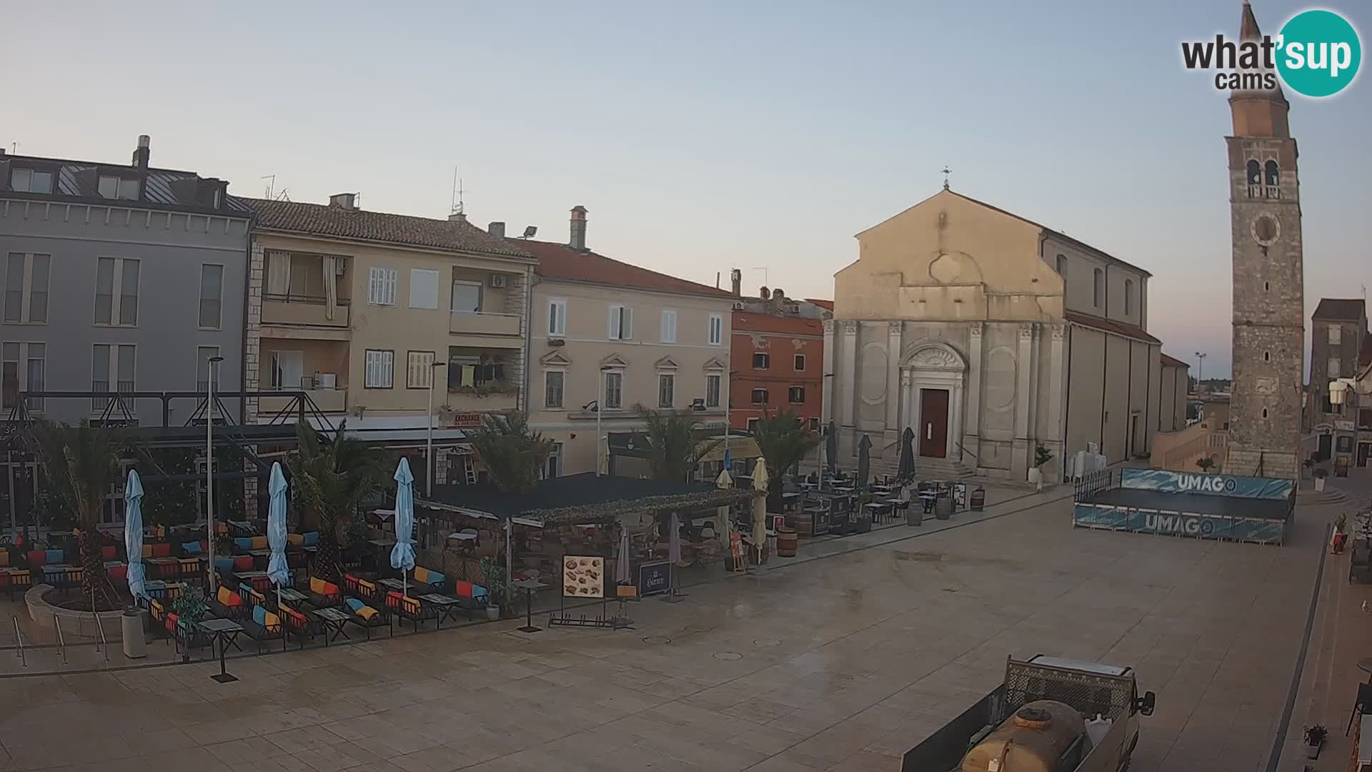 Webcam – Piazza centrale di Umago