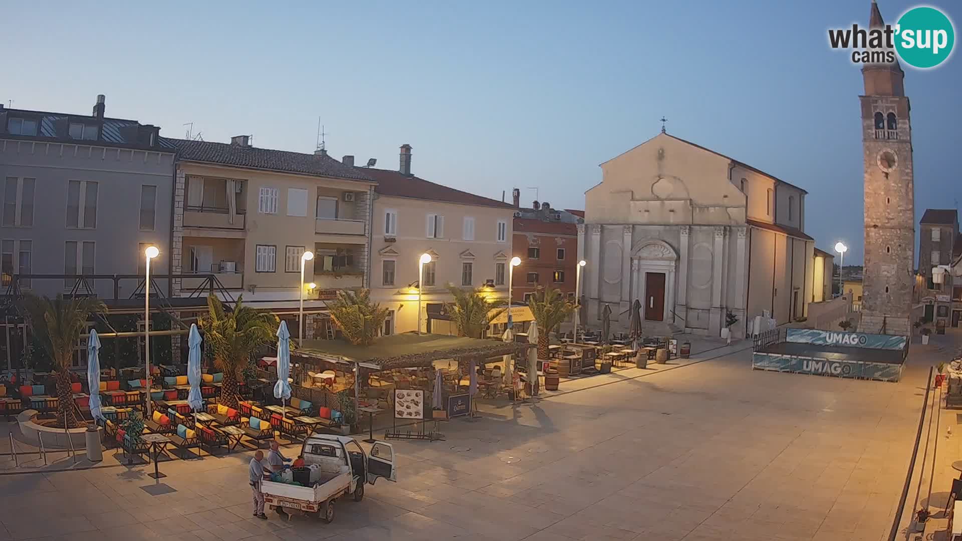 Webcam Hauptplatz in Umag