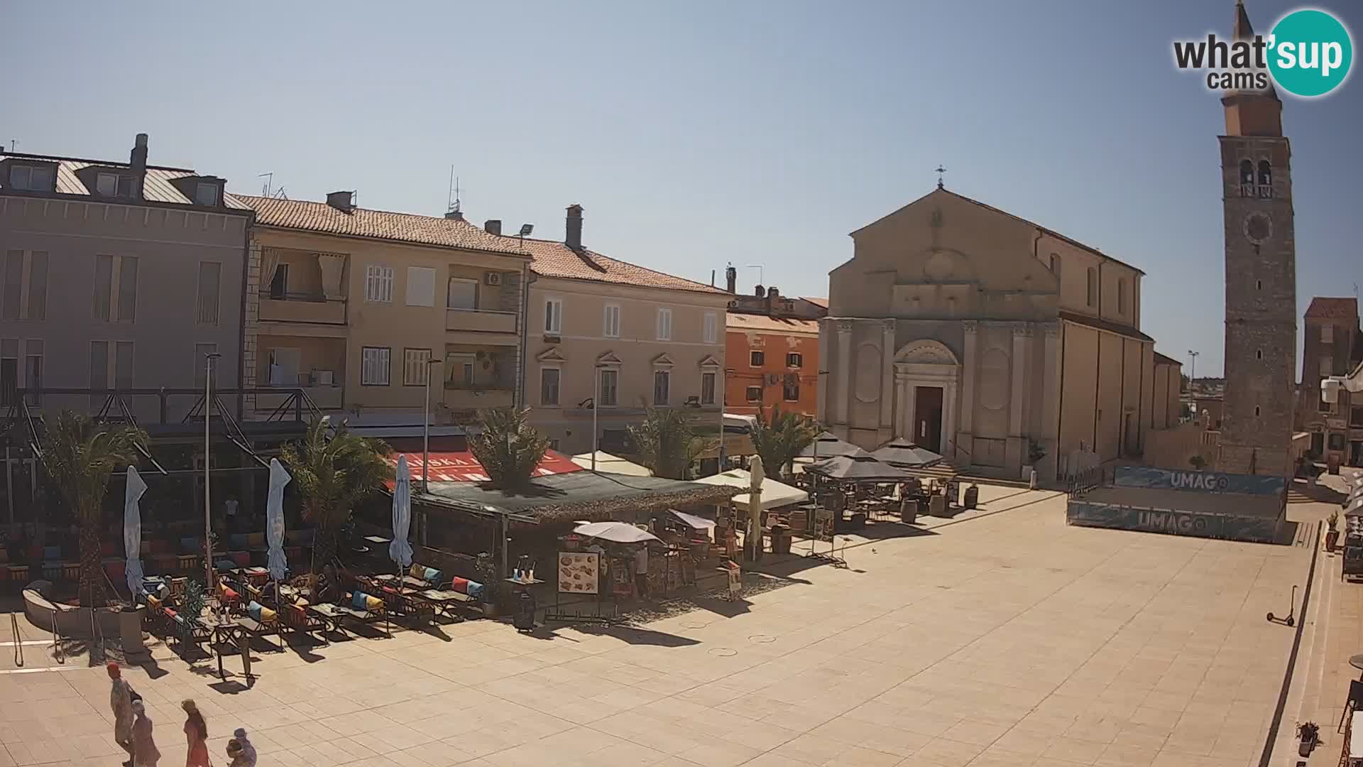 Webcam Umag Town center