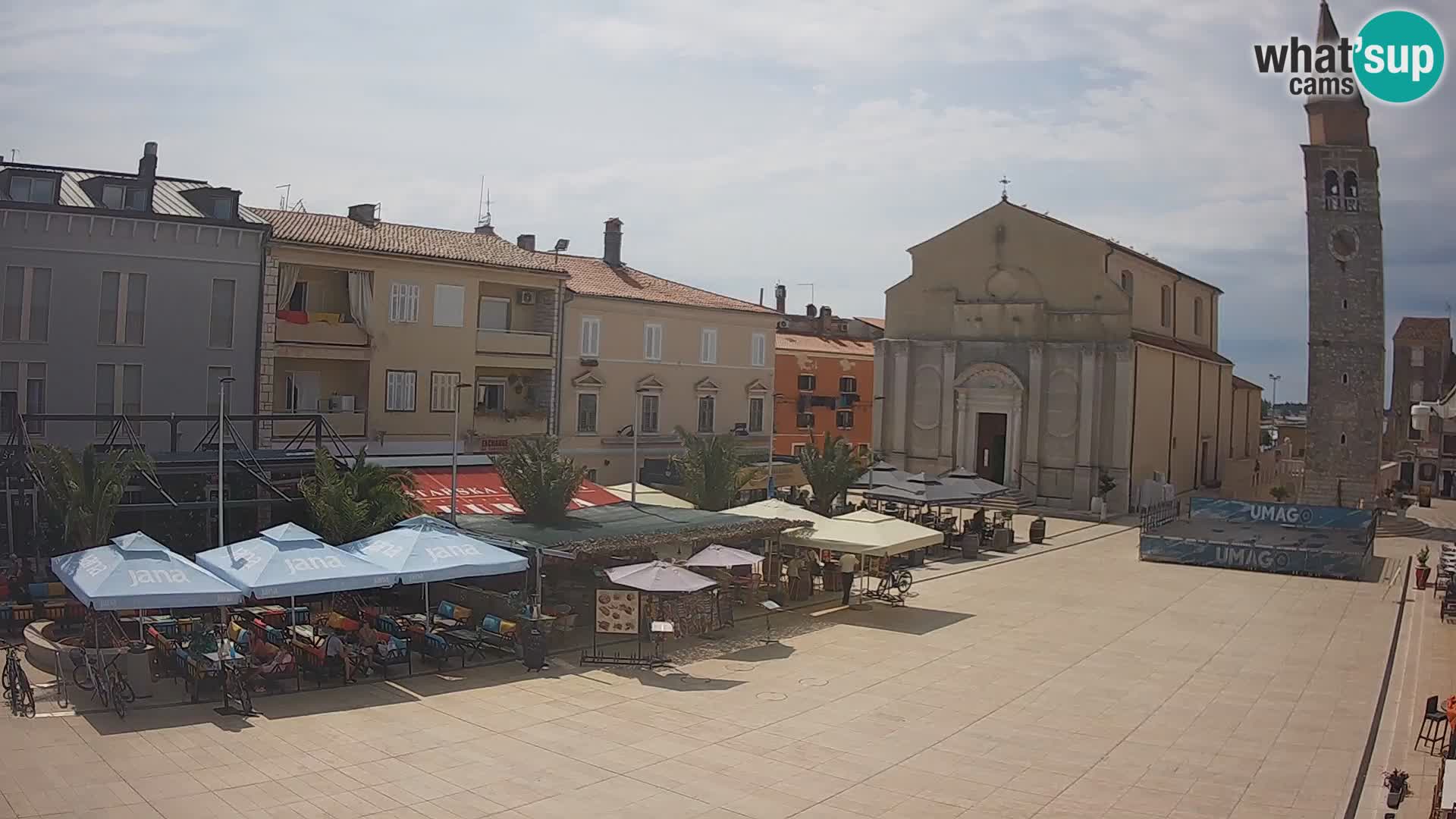 Webcam Umag Town center