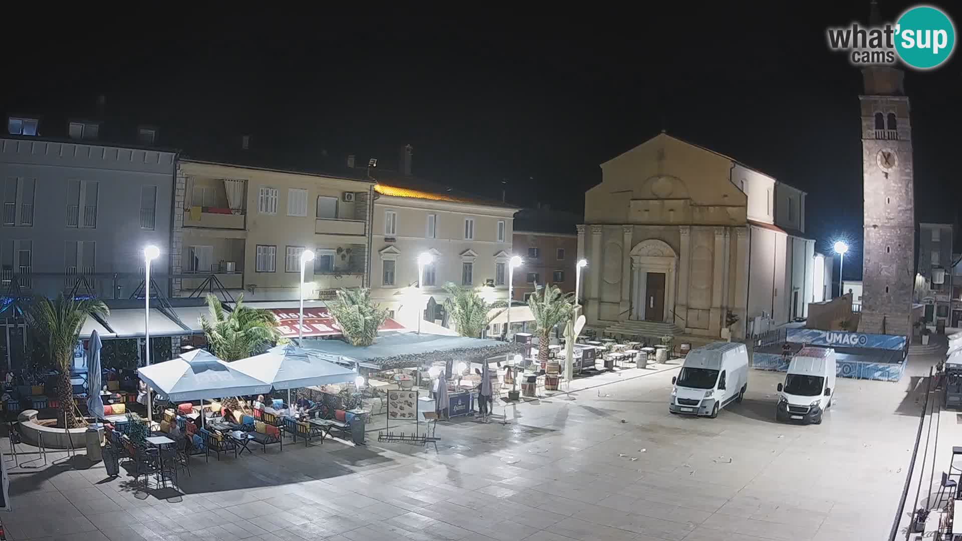 Webcam Hauptplatz in Umag