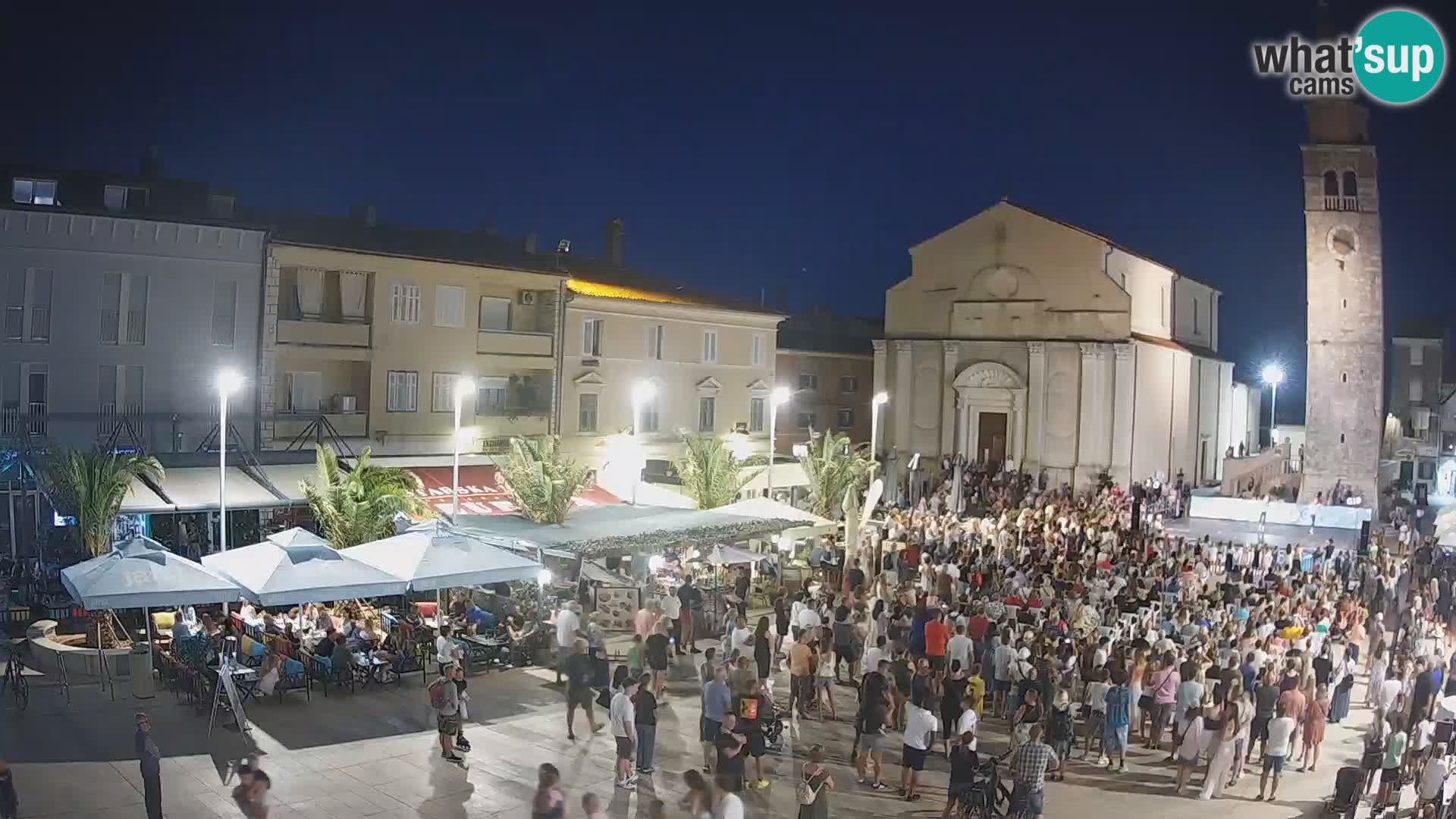 Webcam – Plaza Central en Umag