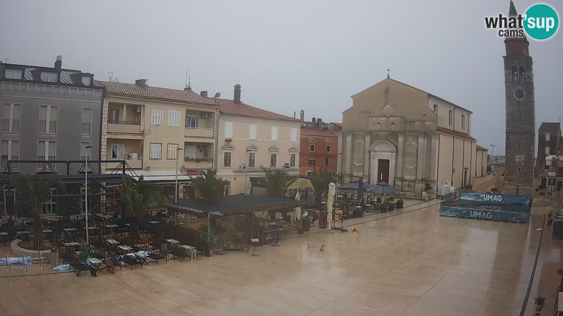 Spletna kamera na Osrednjem trgu v Umagu