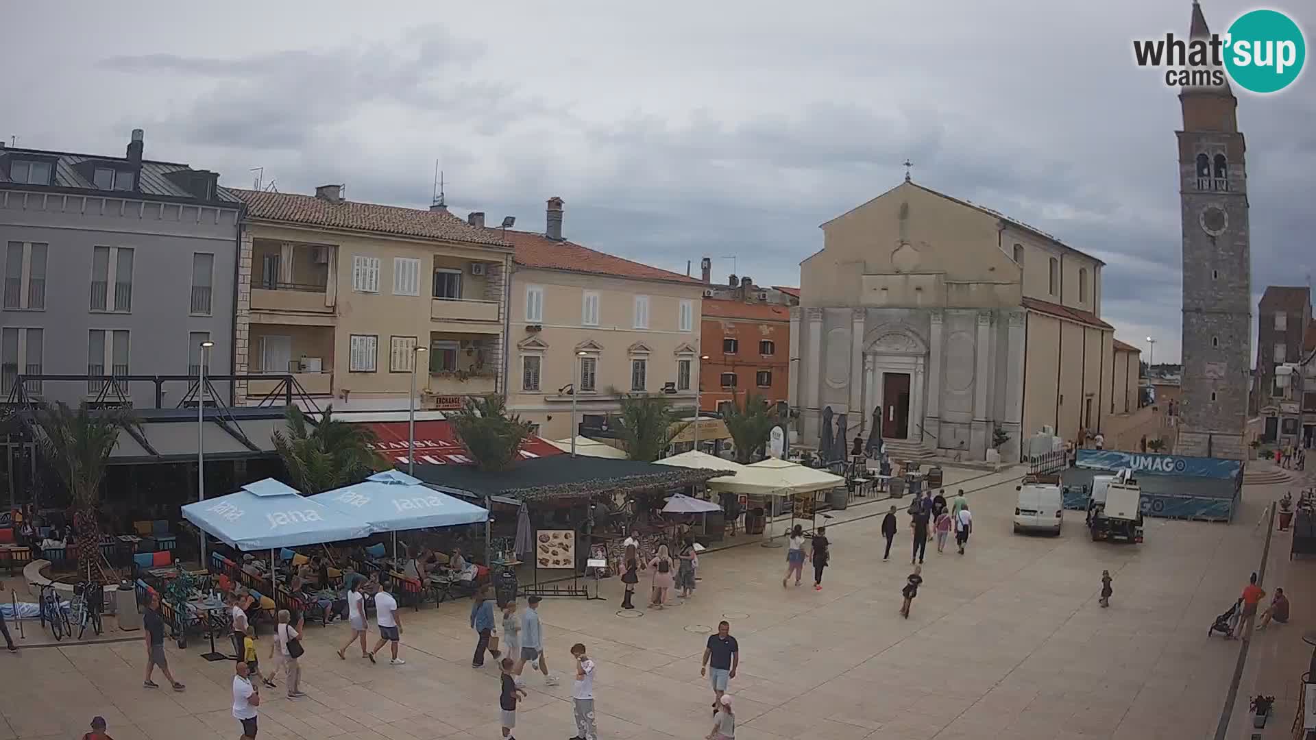 Webcam – Piazza centrale di Umago