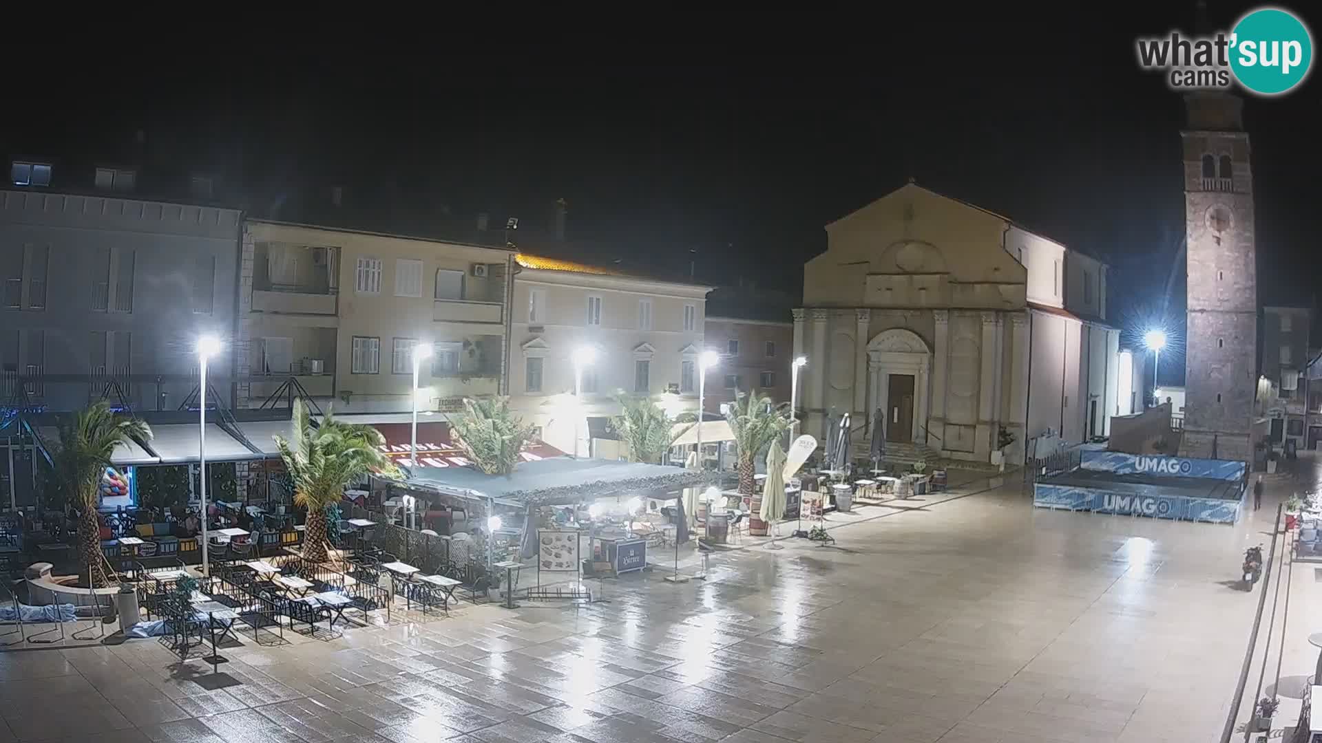 Webcam – Piazza centrale di Umago