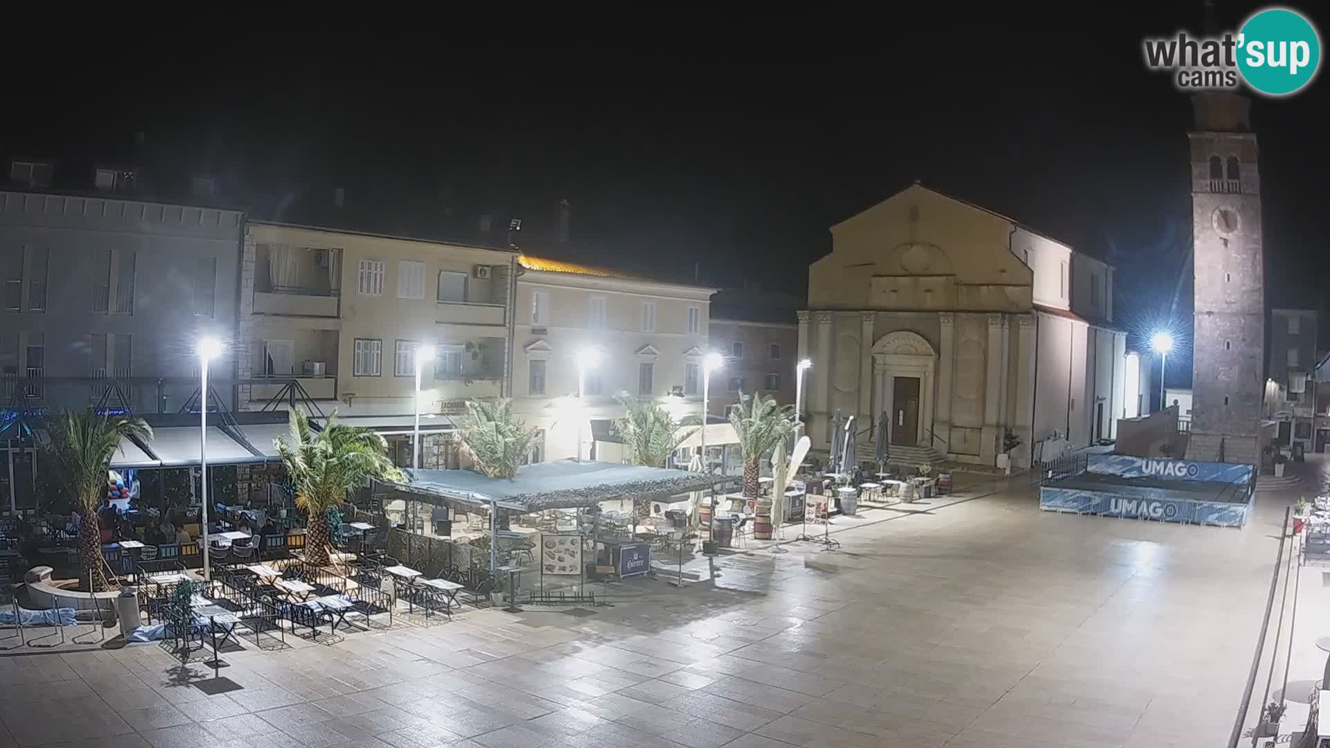 Webcam – Piazza centrale di Umago