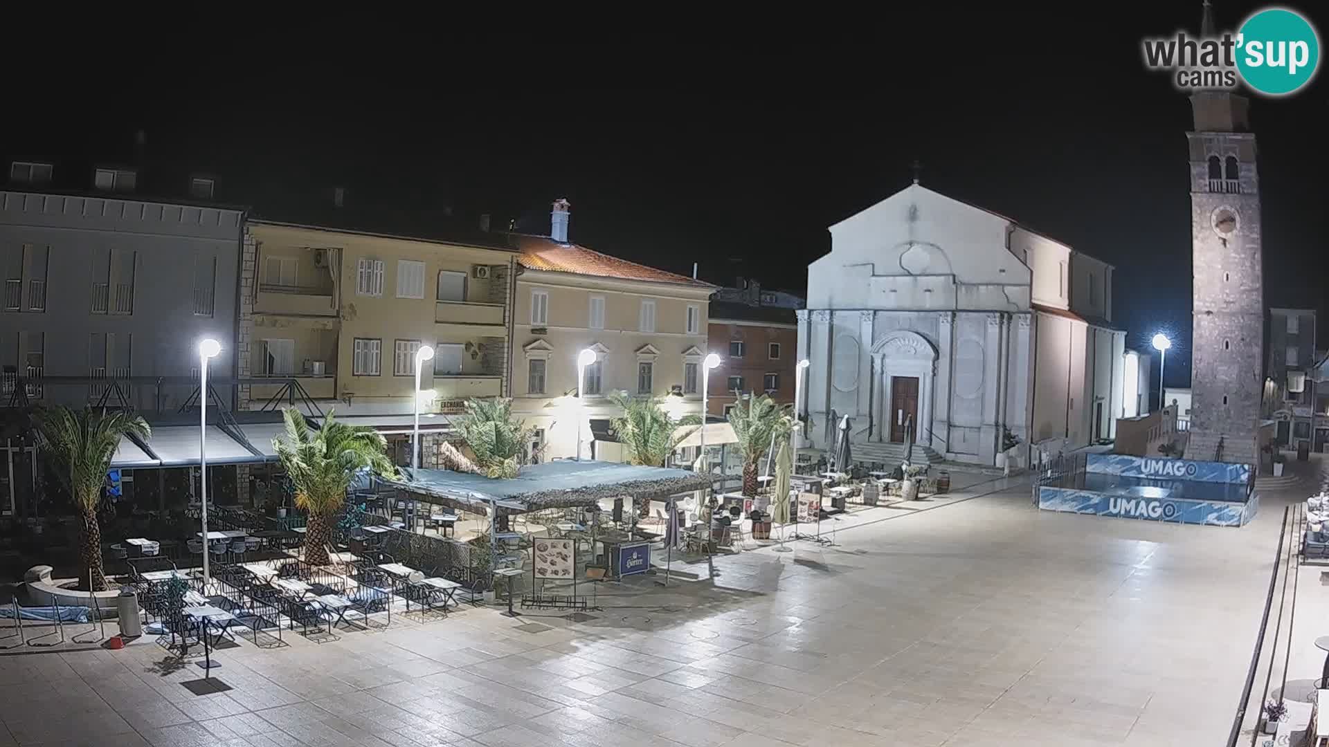 Spletna kamera na Osrednjem trgu v Umagu