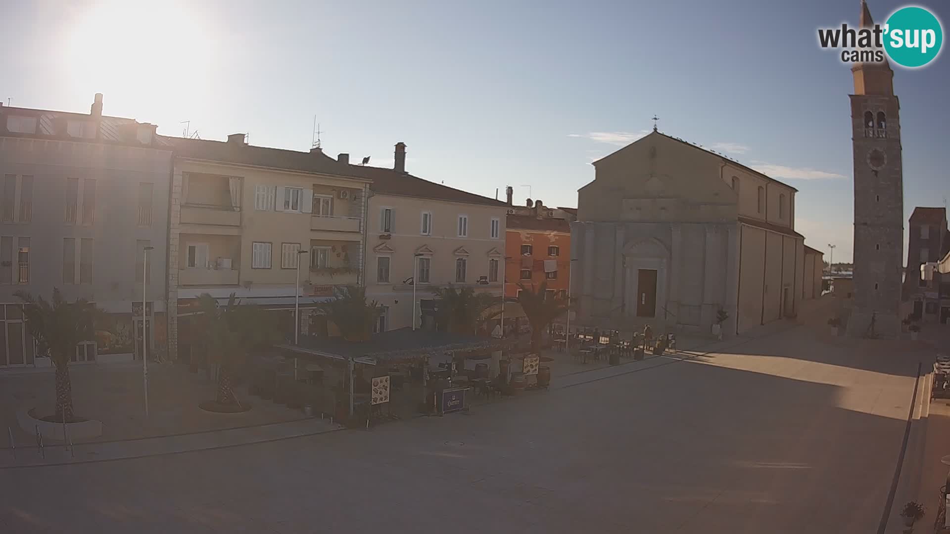 Webcam Hauptplatz in Umag